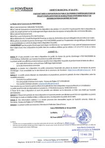 Mise à disposition du public du Permis d&rsquo;aménager pour un projet d&rsquo;implantation de signalétique d&rsquo;information et de sensibilisation en entrée de plage