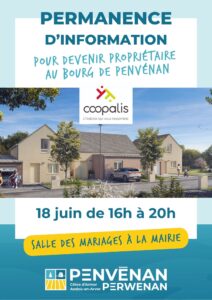 Permanence d&rsquo;informations Coopalis – pour devenir propriétaire au bourg de Penvénan